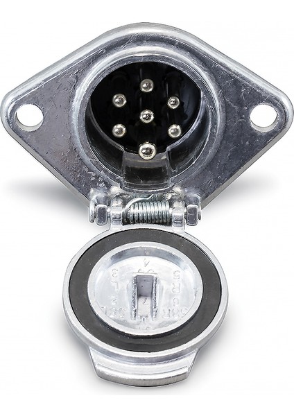 Römork Soketi - N Tip Metal - 7 Pin