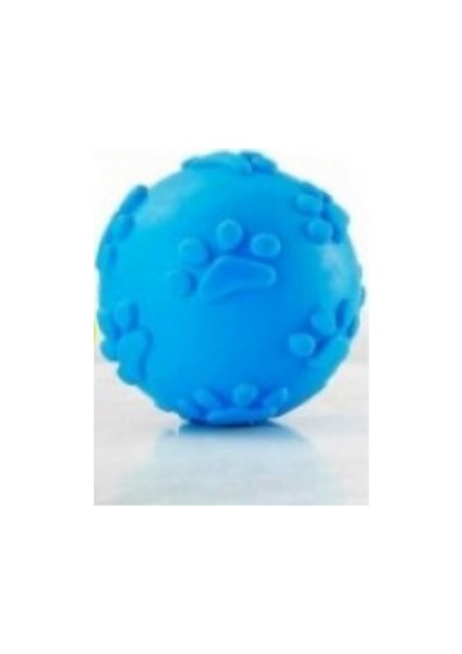 Köpek Isırma Topu Pati Desenli Küçük Boy Sert ve Dayanıklı Malzeme