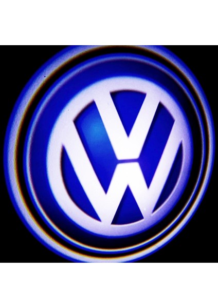 ensadepo Volkswagen Vw Kapı Altı LED Logo Yeni Nesil Mesafe Sensörlü Pilli Yapıştırmalı