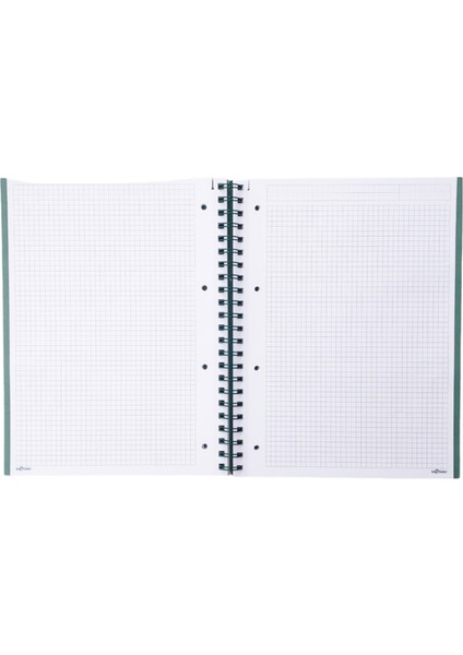 Kiraz Desen 2+1 Kareli & Çizgili 235X300 Spiralli Defter