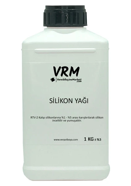 Silikon Yağı - Rtv Kalıp Silikonu Incelticisi - 1 kg