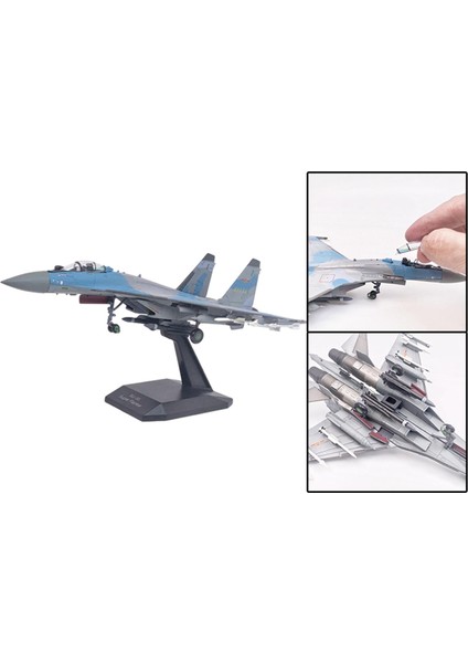 Vogue Element Diecast Alaşım Su-35 Uçak Uçak Modeli Kitleri Yetişkin Oyuncaklar Ofis Dekor Için (Yurt Dışından)