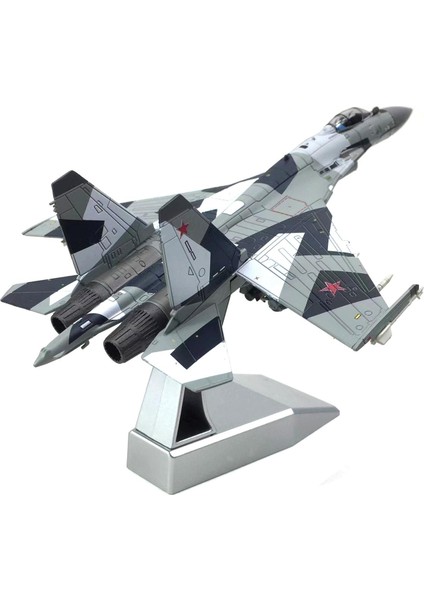 Vogue Element 1/100 Sukhoı Su-35 Metal Avcı Uçağı Modeli ile Ekran Standı Koleksiyon (Yurt Dışından)