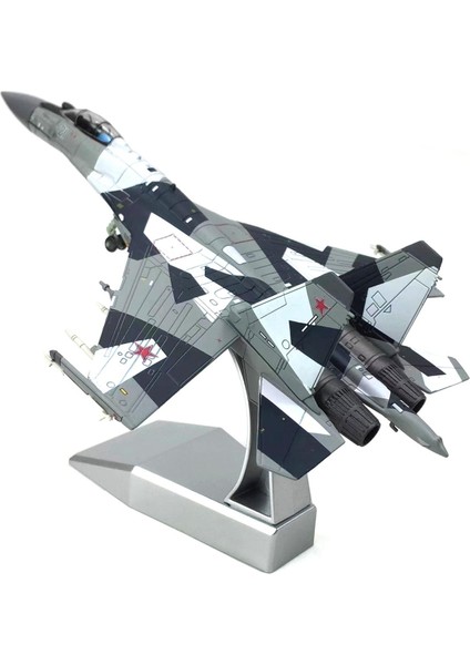 Vogue Element 1/100 Sukhoı Su-35 Metal Avcı Uçağı Modeli ile Ekran Standı Koleksiyon (Yurt Dışından)