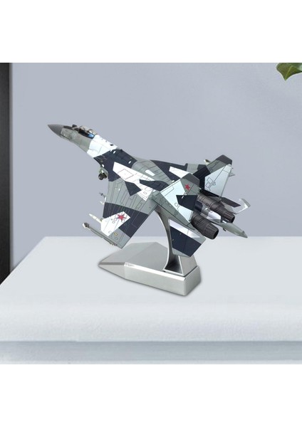 Vogue Element 1/100 Sukhoı Su-35 Metal Avcı Uçağı Modeli ile Ekran Standı Koleksiyon (Yurt Dışından)