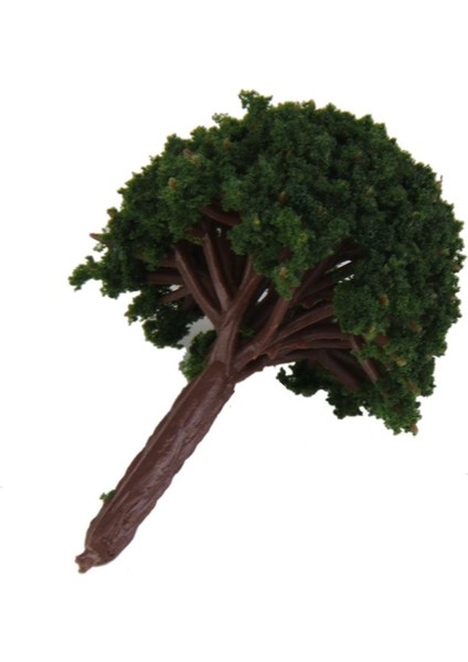 50 Koyu Yeşil Topu Şekilli Ağaç Modeli Tren Demiryolu Diorama Manzarası 1/500 3 cm (Yurt Dışından)