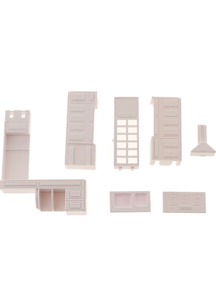 Vogue Element 1/50 Ölçekli Minyatür Dollhouse Ev Dekoratif Süsler Mutfak Mobilyaları (Yurt Dışından)