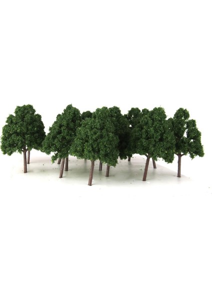 25 Koyu Yeşil Model Ağaçlar Tren Demiryolu Manzara Düzeni Wargame Diorama 1: 150 (Yurt Dışından) fiyatları