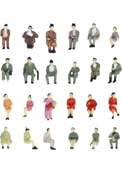 50 Adet 1/87 Ho Renk Rakamlar Modelleri Mini Modeller Demiryolu Süsler Aksesuarları Için (Yurt Dışından) indirimleri