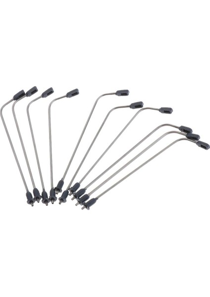 10 Parça Modeli Demiryolu Tren Lambası Sonrası Sokak Işıkları Ho Oo Scale 1: 200 (Yurt Dışından) modelleri