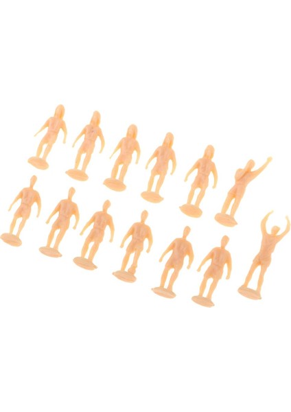 12X Ho Oo 1/87 Kum Table Sahne Binası Için Unpint Futbol Figürü Modelleri (Yurt Dışından)
