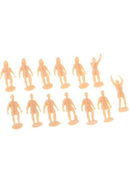 12X Ho Oo 1/87 Kum Table Sahne Binası Için Unpint Futbol Figürü Modelleri (Yurt Dışından) indirimleri