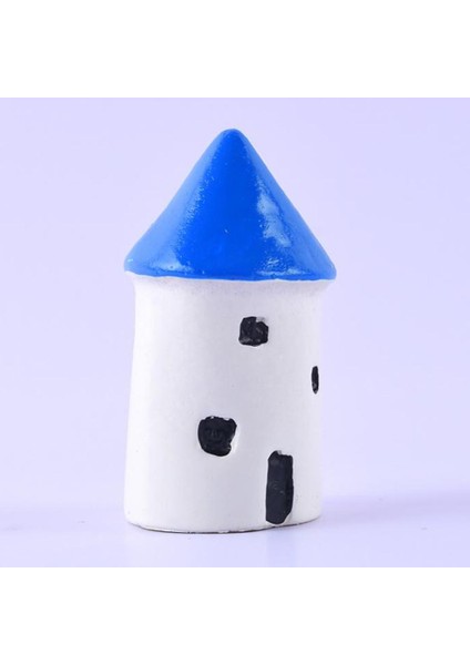 Mini Kale Bina Modeli Dıy Düzeni Veya Diorama Aksesuarları - Beyaz ve Mavi 25X45MM (Yurt Dışından) fiyatları
