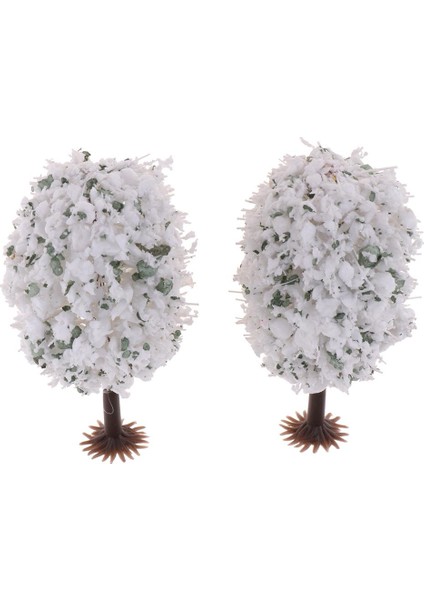10 Adet Noel Ağacı Modeli Wargame Manzara Düzeni Dekorasyon 6 cm (Yurt Dışından)