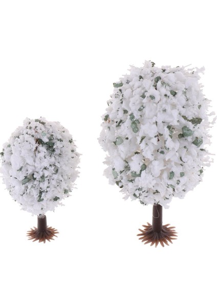 10 Adet Noel Ağacı Modeli Wargame Manzara Düzeni Dekorasyon 6 cm (Yurt Dışından)