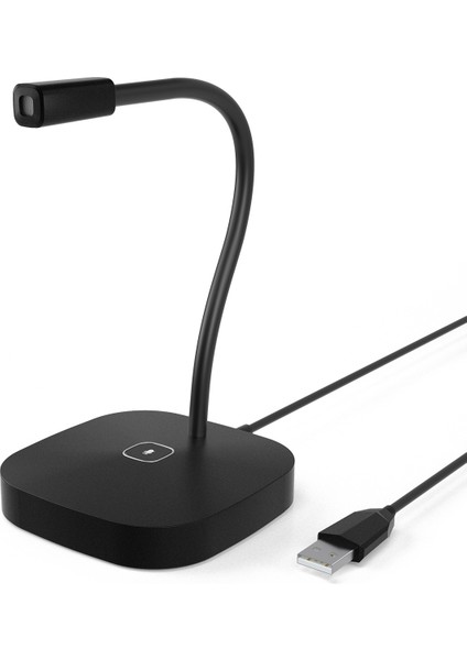 G22 USB Masaüstü Bilgisayar Mikrofonu Siyah (Yurt Dışından)