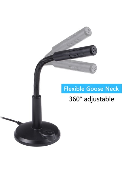 M-309 3.5mm Plug Sürücü Içermeyen Bilgisayar Mikrofon Siyah (Yurt Dışından) fırsatları