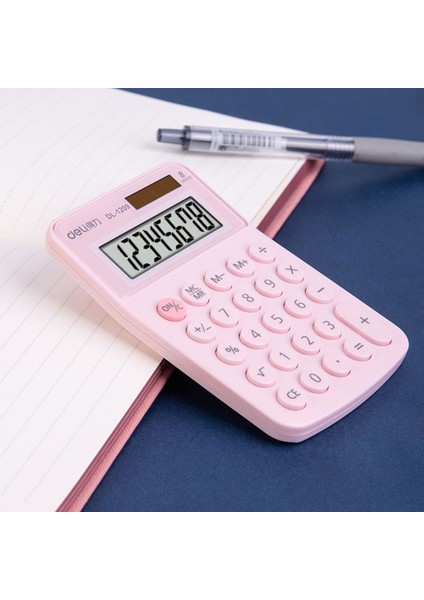 1209A Mini Güneş Hesap Makinesi Pembe (Yurt Dışından)