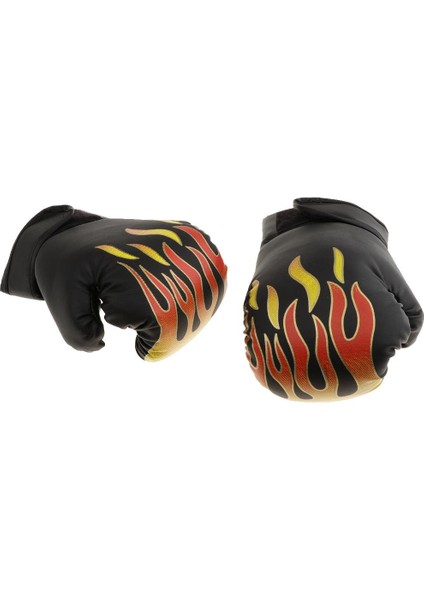 1 Pair Yaş 6-12KIDS 8 Oz Boks Eldiveni Gençlik Uygulama Eğitimi Kickboks Kırmızısı(Yurt Dışından)