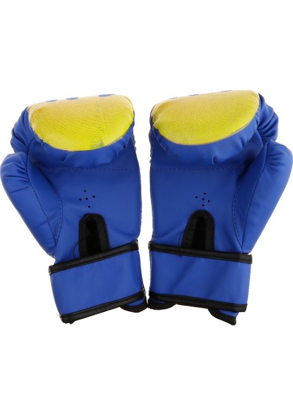 Pu Boxing Eğitim Eldiven Mma Mücadele Delme Kum Torbası Sanda Eldiveni Mavi fırsatları