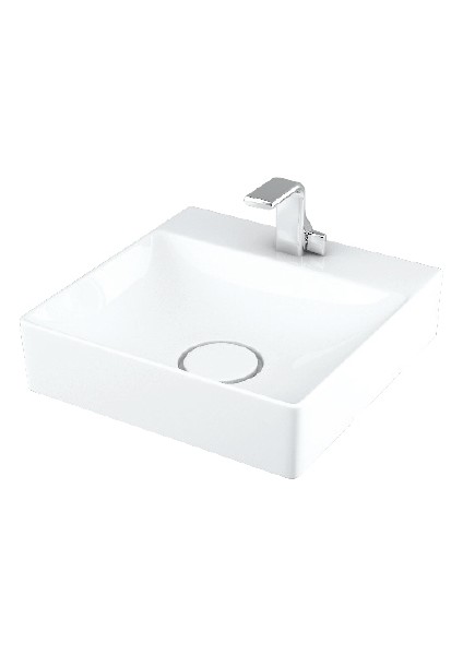Esvit Lapino Edge Tezgah Üstü 40X40 cm Kare Çanak Lavabo