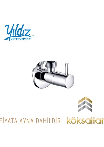 Armatür Dekoratif Çubuk Kol Aç-Kapa 3/8 Ara Musluk 1750