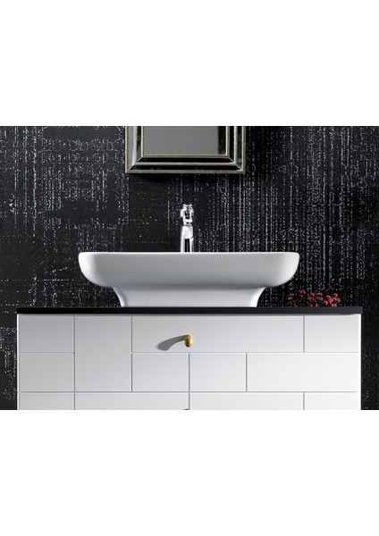 Seramik Turkuaz Cerastyle (Lal 60) Tezgah Üstü Lavabo 60X42 cm fırsatları