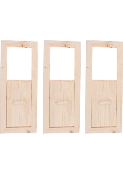 3 x Cedar Sauna Louvre Air Havalandırma Izgarası Doğal Ahşap 33CM (Yurt Dışından)