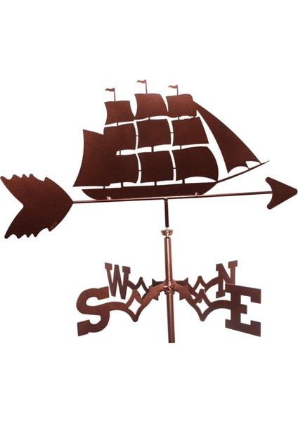 Paslanmaz Çelik Yelkenli Weathervane Hava Vane Açık Yard Ahır Bahçesi (Yurt Dışından)