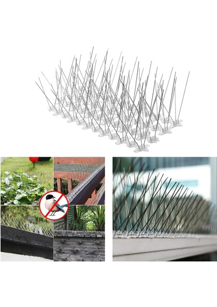 12 Adet Duvar Spike Anti-Kuş Güvercin Kovucu Caydırıcı Pencere Levrek (Yurt Dışından) modelleri