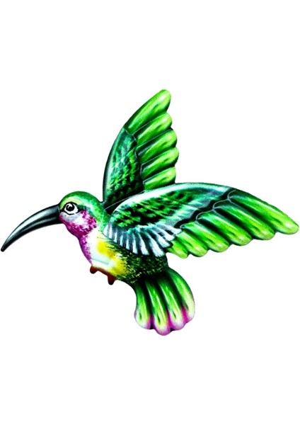 El Işi Metal Hummingbird Duvar Sanatı Dekor Duvar Heykel Bahçe Yard Yeşil Için (Yurt Dışından)