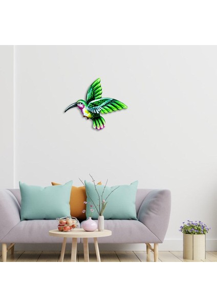El Işi Metal Hummingbird Duvar Sanatı Dekor Duvar Heykel Bahçe Yard Yeşil Için (Yurt Dışından) modelleri