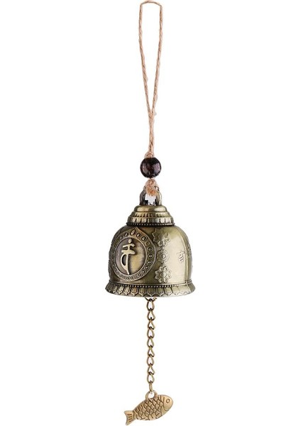 Vintage Metal Şanslı Rüzgar Chime Windbell Jingle Ev Dekorasyon Buda (Yurt Dışından)