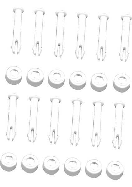 Pin ve Conta Intex 13'-24 'metal Çerçeve Havuzları Için Uygun Yedek Parçalar Abs 12 Adet (Yurt Dışından)