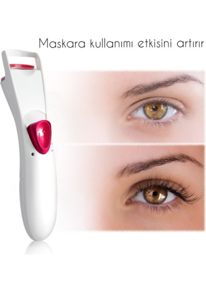 Mükemmel Kirpikler Isıtmalı Kirpik Kıvırıcı Eyelash Curler