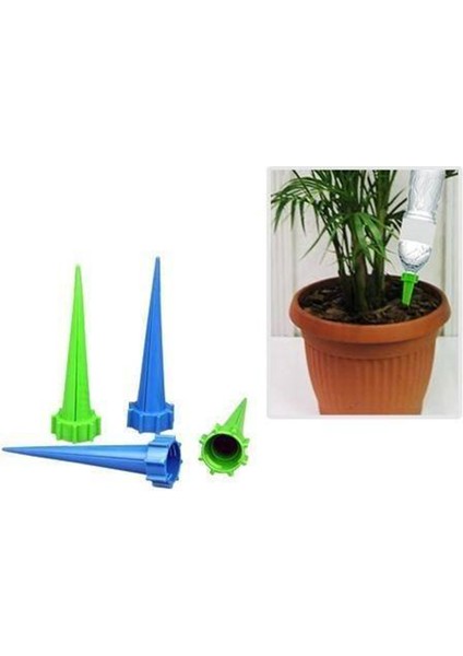 Çiçek Sulama Aparatı Plastik Renkli Çiçek Sulama Aparatı 4 Adet fiyatları