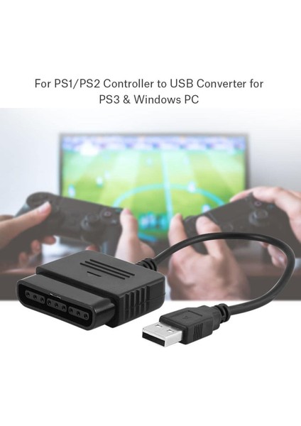 USB To Ps2 Ps3 Pc Bilgisayar Oyun Kolu Çevirici Dönüştürücü 5023