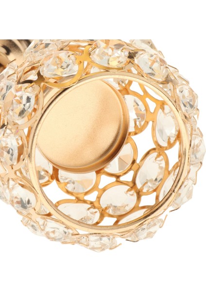 Kristal Mumluk Çay Işık Şamdan Centerpiece Parti Golden 16.5 cm (Yurt Dışından) fiyatları