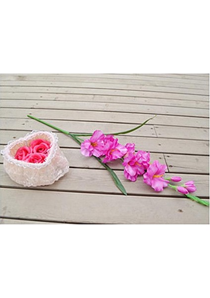 Canlı Glayöl Bitkileri F / Düğün Noel Ev Otel Bar Süsler Mor (Yurt Dışından) indirimleri