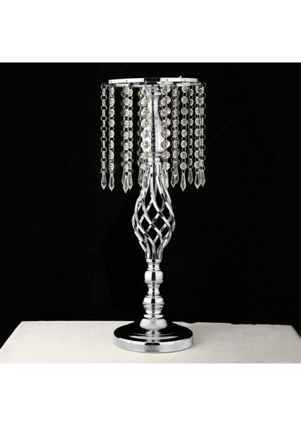 Mumlar Tutucu Masa Düğün Düzenleme Mumlar Şamdan Doğum Günü Dekor Gümüş 55 cm (Yurt Dışından)