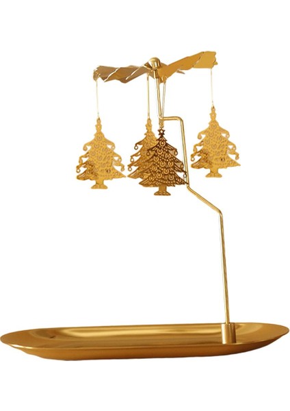 Iplik Tealight Mumluk Mood Işık Şamdan Tepsi Ev Centerpieces Xmas Ağacı (Yurt Dışından)