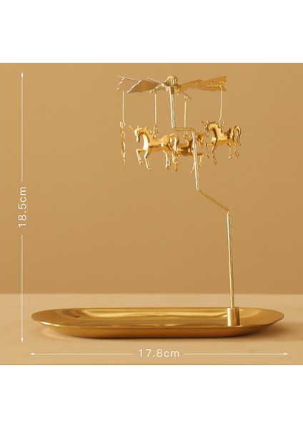 Iplik Tealight Mumluk Mood Işık Şamdan Tepsi Ev Centerpieces Unicorn (Yurt Dışından)