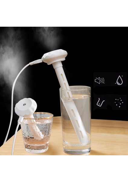 Hava Nemlendirici Su Şişe Aroma Serin Mist Maker Ofis Için LED Işık (Yurt Dışından)