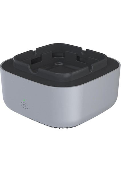 Ashtray Akıllı Taşınabilir Hava Temizleyici Dumansız Küllük Ofis Ev Gri (Yurt Dışından)