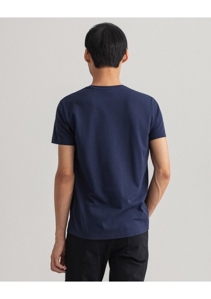 Erkek Lacivert Slim Fit T-Shirt 2023017.433 fiyatları