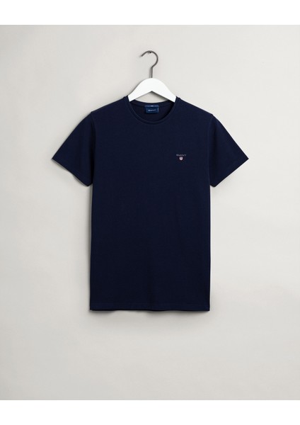 Erkek Lacivert Slim Fit T-Shirt 2023017.433 modelleri
