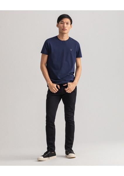 Erkek Lacivert Slim Fit T-Shirt 2023017.433 fırsatları