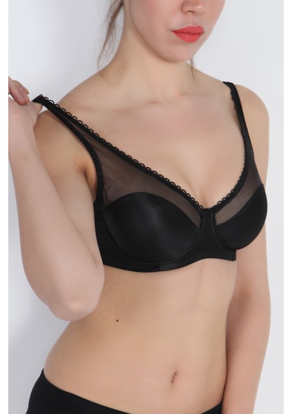 Balenli Tül Detaylı Minimizer Toparlayıcı Sütyen modelleri