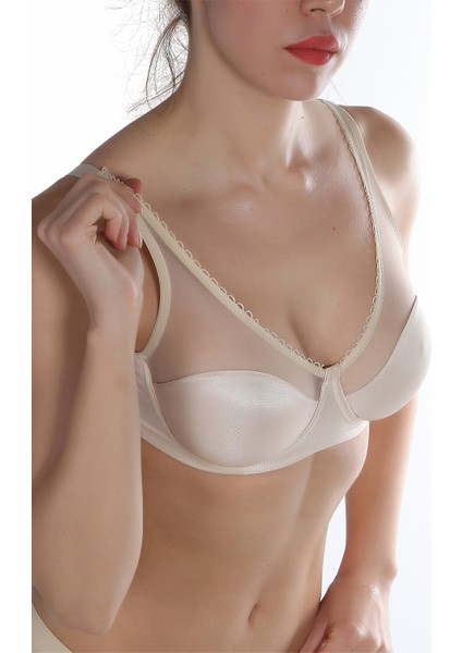 Balenli Tül Detaylı Minimizer Toparlayıcı Sütyen indirimleri