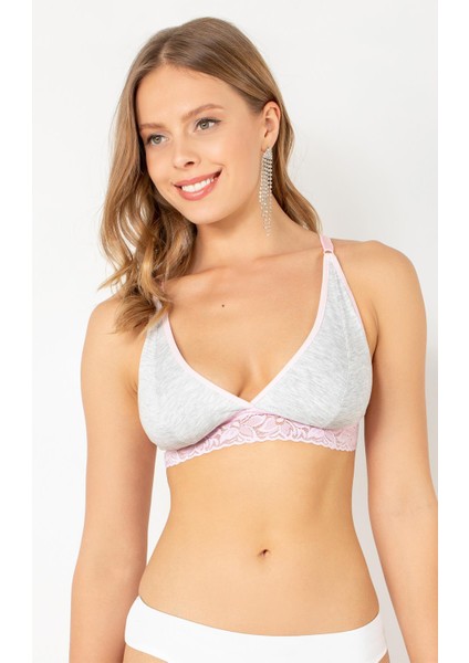 Balensiz Dantelli Pamuklu Penye Büstiyer indirimleri